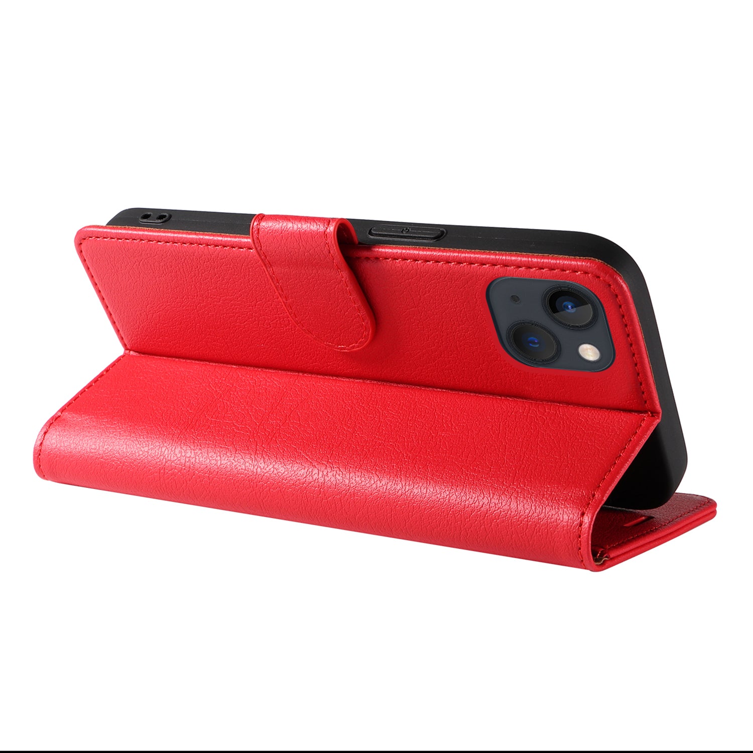 For iPhone 13 6.1 inch Wallet Phone Case PU Leather RFID Blocking Stand Magnetic Clasp Phone Cover For iPhone 13 6.1 inch Wallet Phone Case PU Leather RFID Blocking Stand Magnetic Clasp Phone Cover
